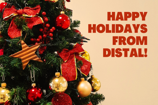 Happy holidays from DISTAL!