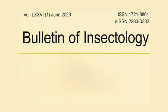 New Issue of “Bulletin of Insectology” Vol. LXXVI (1) June 2023 is online