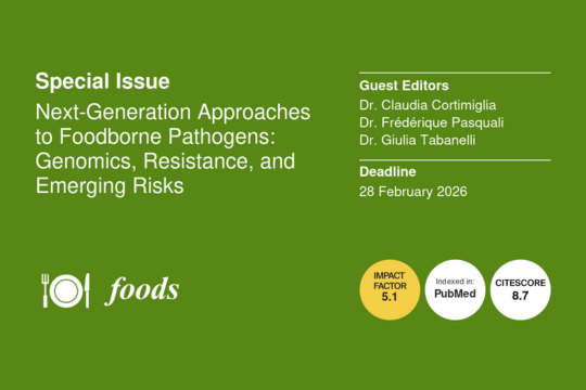 Next-Generation Approaches to Foodborne Pathogens: Genomics, Resistance, and Emerging Risks