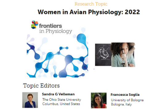 Special Issue "Research Topic - Women in Avian Physiology: 2022"