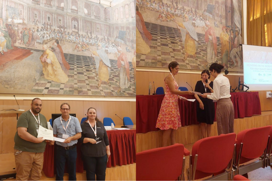 “ANBP award of excellence” to Catia Martins and Santolo Francati