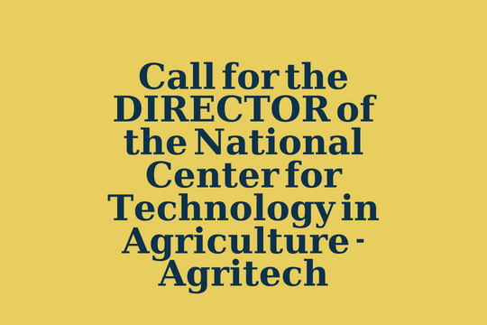 Call per il rinnovo della carica di Direttore Agritech