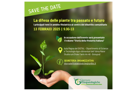 Convegno “La difesa delle piante tra passato e futuro” #savethedate