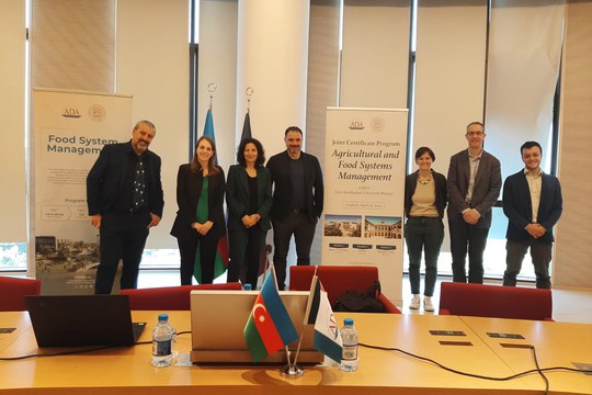 Delegazione del DISTAL prende parte al “Joint Certificate Program in Agricultural and Food System Management” a Baku, Prima attività formativa promossa dalla Italy-Azerbaijan University