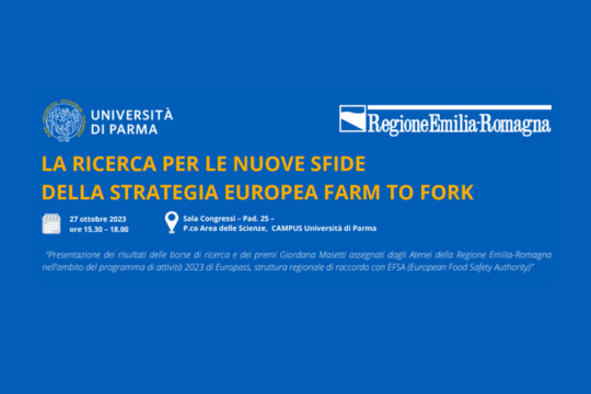 Giornata dedicata a “La ricerca per le nuove sfide della strategia europea farm to fork”.