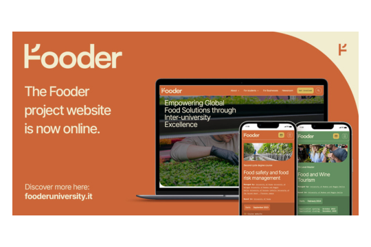 Il sito web del progetto Fooder è online
