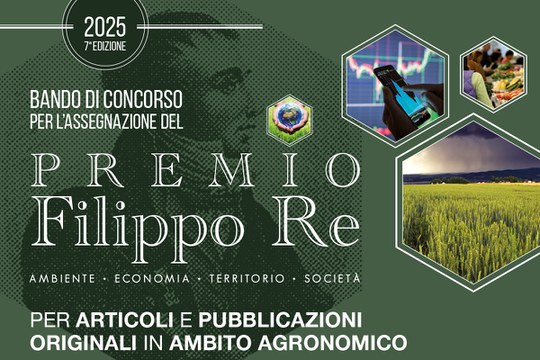 Premio Filippo Re. Economia-Società-Ambiente-Territorio Premio Filippo Re. Economia-Società-Ambiente-Territorio
