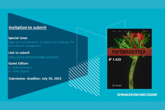 Special Issue Call-For-Papers - Algae and cyanobacteria: prospects and challenges for plant disease management