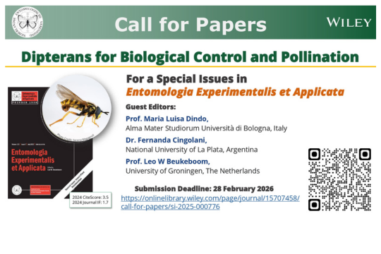 Special Issue: Dipterans for Biological Control and Pollination