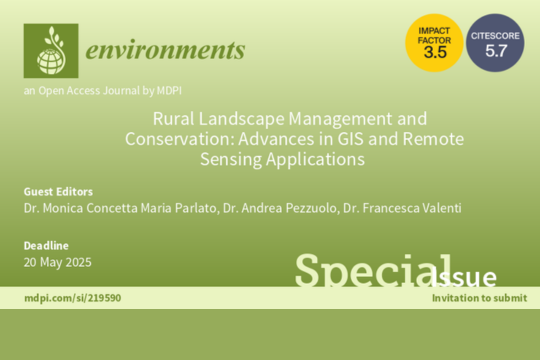 Special Issue "Rural Landscape Management and Conservation: Advances in GIS and Remote Sensing Applications"