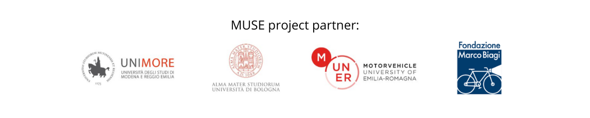 Banner with the logos of MUSE Project Partner